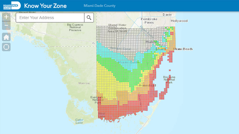 miami dade evacuation zones map - maping resources
