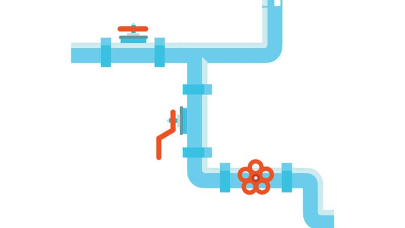 Illustration of a pipeline