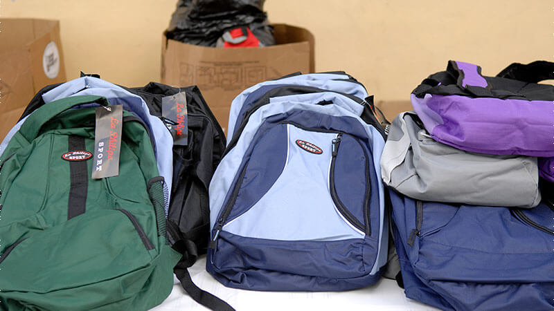 photo of multiple backpacks