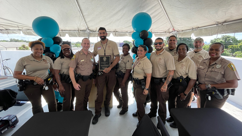 Members of Miami-Dade Police's Neighborhood Resource Unit