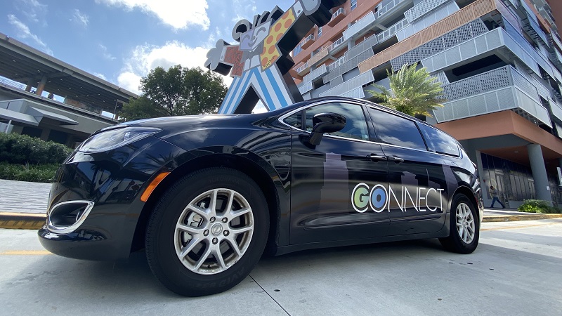 Miami-Dade County GO Connect car in black